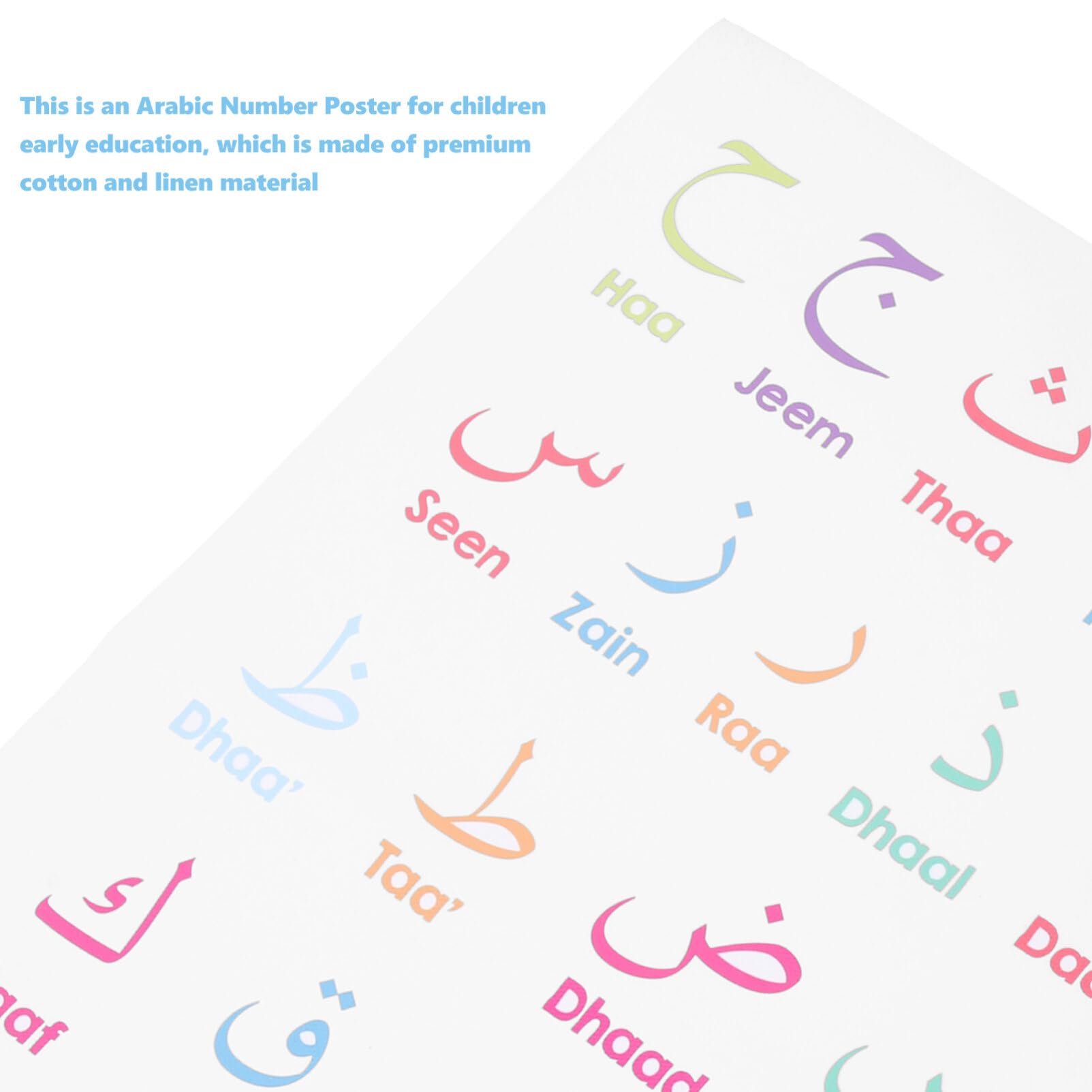 Amazon.co.jp: HOLIDYOYO アラビア語 アルファベット ポスター